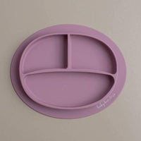 Baby Bar & Co Sili Suction Plates - Mauve