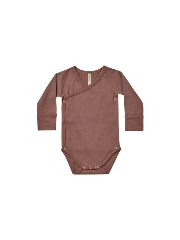 Qunicy Mae jersey bodysuits, 2-pack | ditsy bloom, pecan