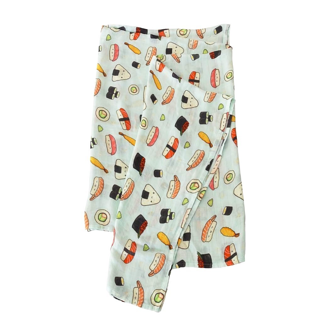 Loulou Lollipop Muslin Swaddle- Sushi