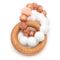 Loulou Lollipop Trinity Wood + Silicone Teether