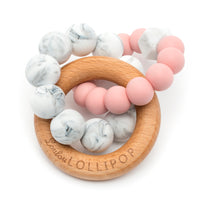 Loulou Lollipop Trinity Wood + Silicone Teether