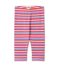 Hatley Sea Stripe Shoulder Flounce Top & Leggings