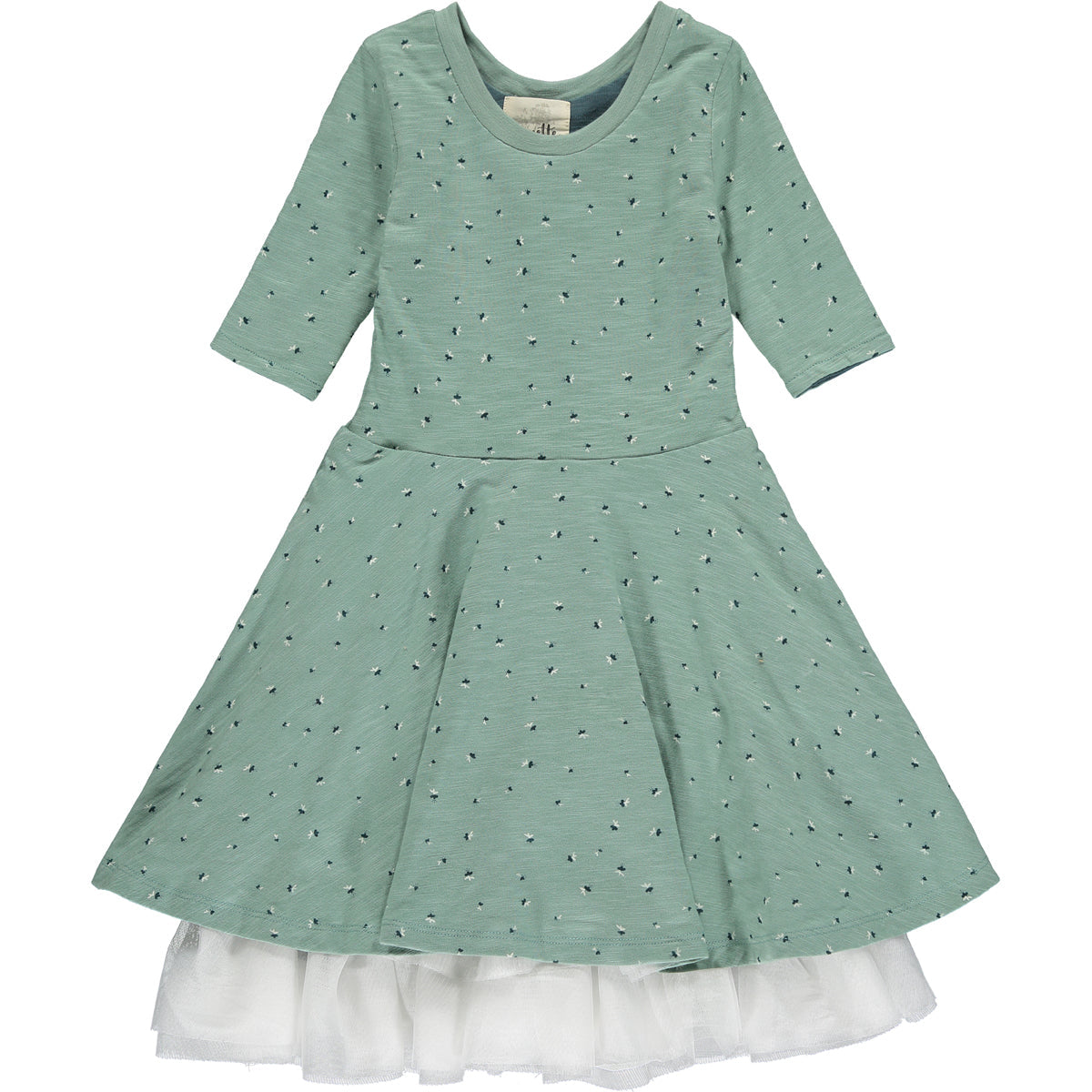 Vignette Annie Dress | Teal & Navy Reverse