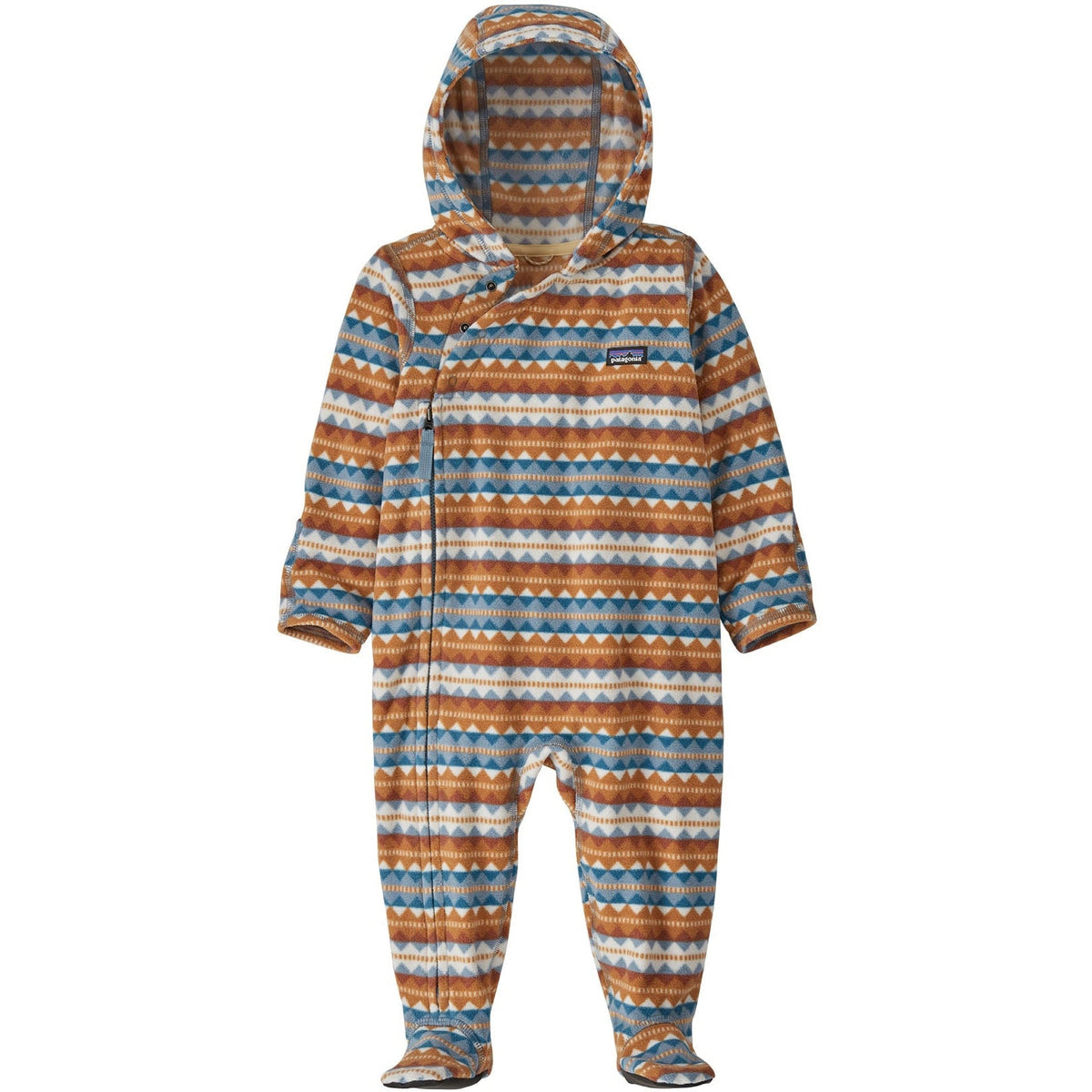 Patagonia Infant Micro D Bunting | Diamond Stripe: Light Plume Grey