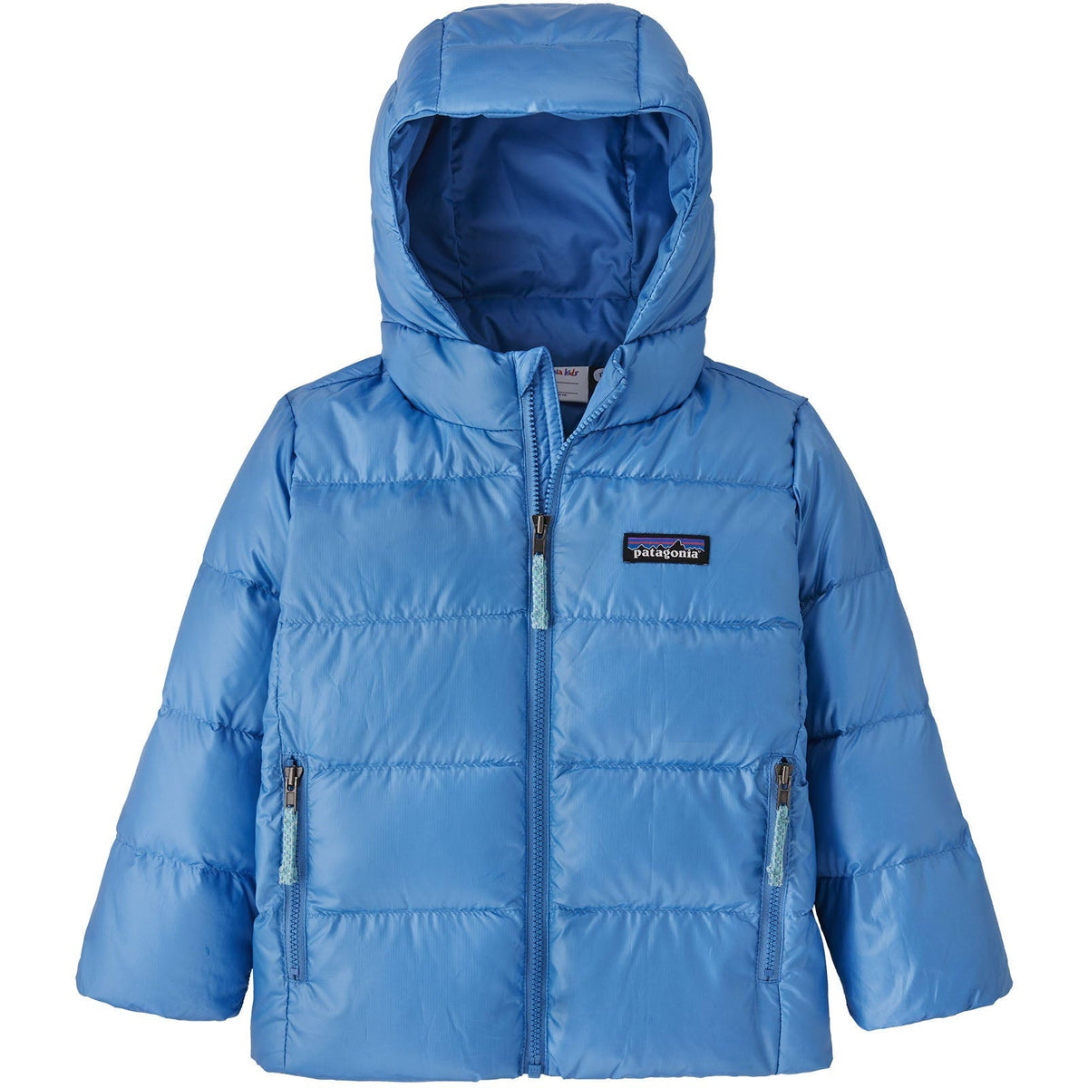 Patagonia Baby Hi-Loft Down Sweater Hoody | Blue Bird