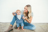 Baby Bandana Bibs - Aztec - Copper Pearl - 4