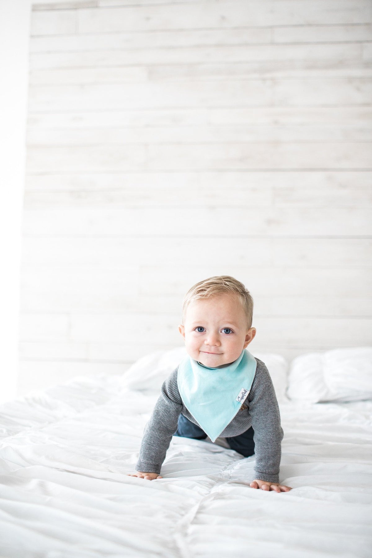 Baby Bandana Bibs - Oxford - Copper Pearl - 6