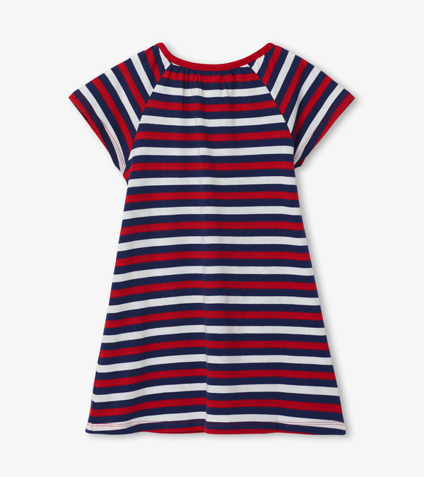 Hatley Tee Shirt Dress - Nautical Stripe