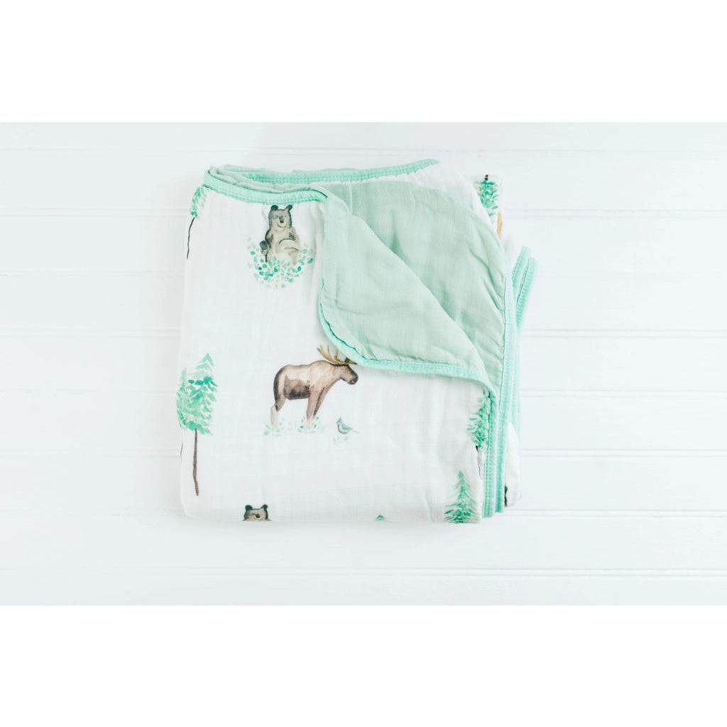 Emmy + Olly Woodland Muslin Quilt