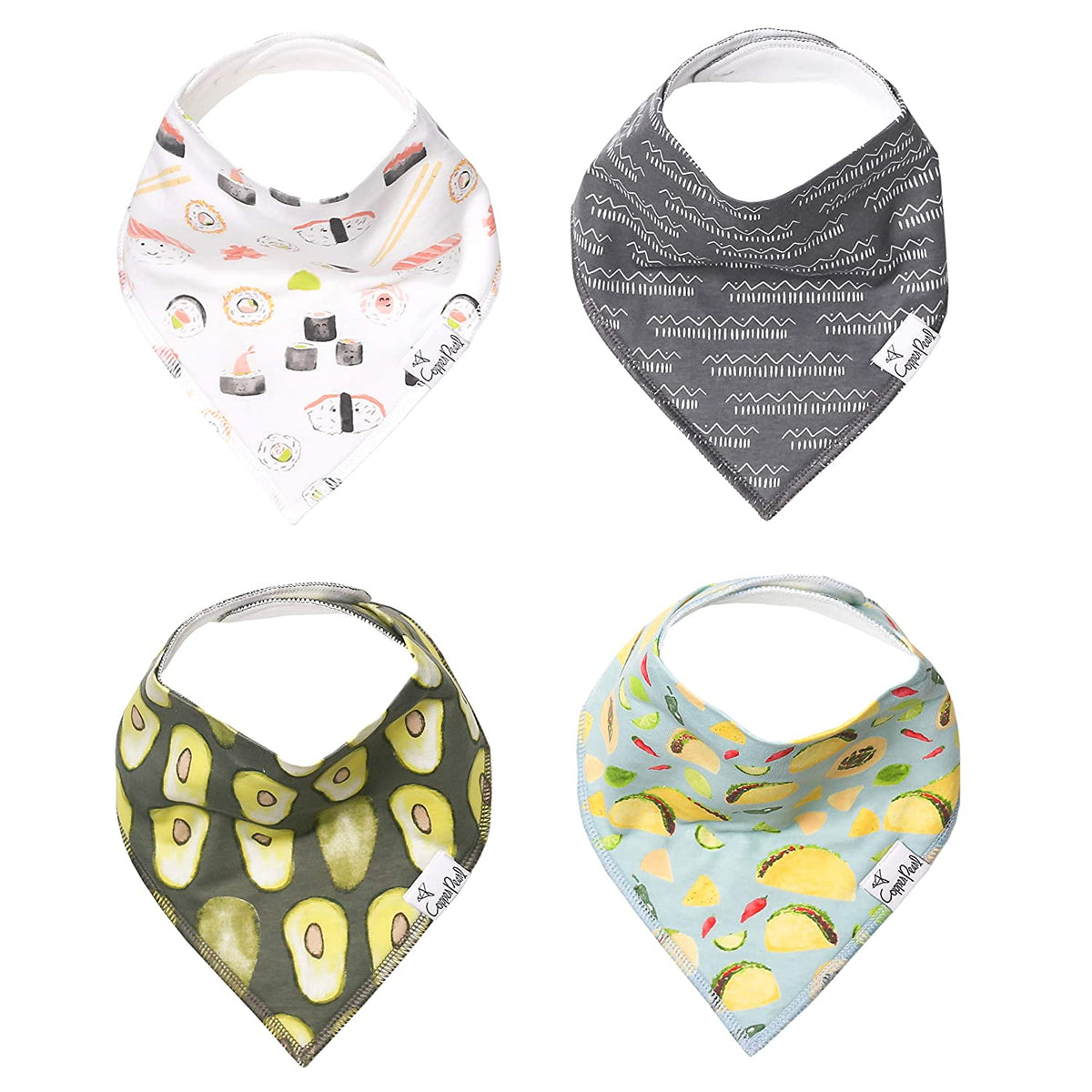 Copper Pearl Baby Bandana Bibs - Baja