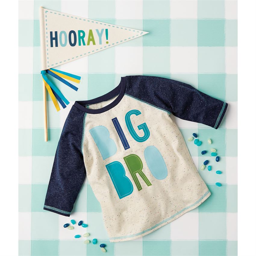 Mud Pie "Big Bro" Shirt & Pennant Set