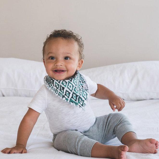 Copper Pearl Baby Bandana Bibs - Bison