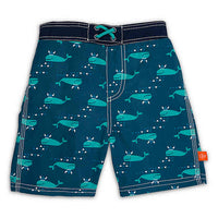 Lassig Board Shorts and Rash Guard Set - Blue Whale