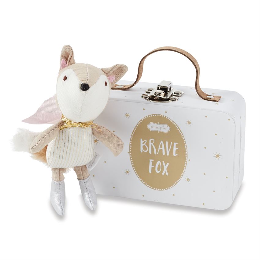 Mud Pie Brave Fox - Gray