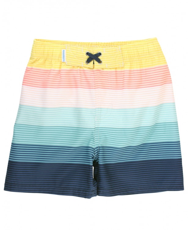 Rugged Butts Island Stripe Swim Trunks