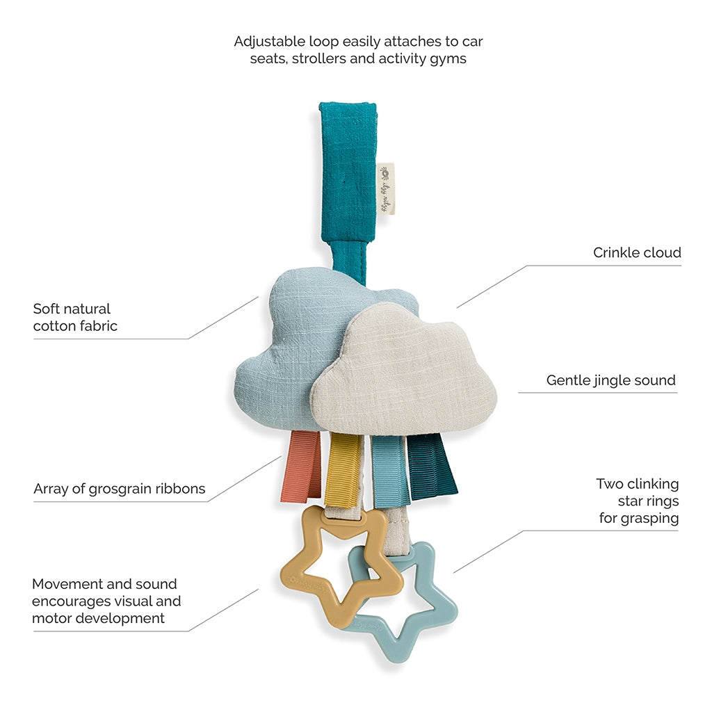 Itzy Ritzy Ritzy Jingle™ Cloud Attachable Travel Toy