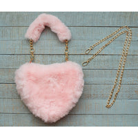 Sparkle Sisters Furry Heart Purse