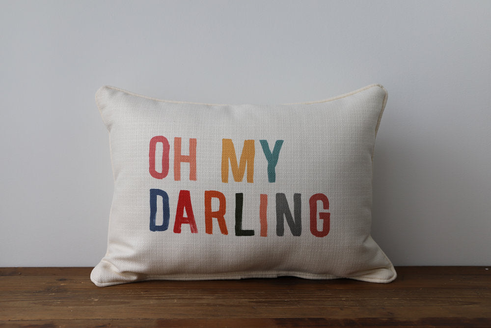 Little Birdie Arts Oh My Darling Pillow