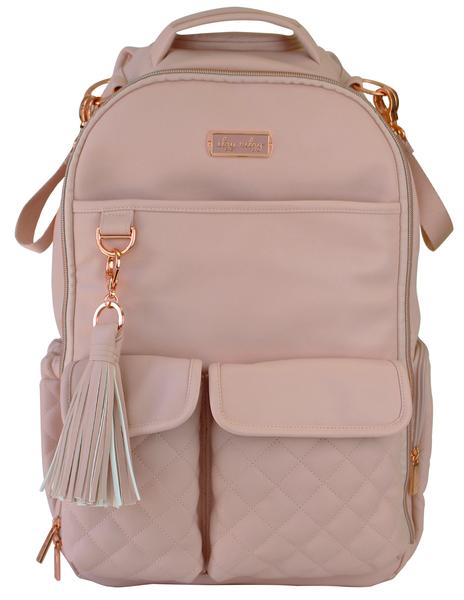 Itzy Ritzy Boss Diaper Bag Backpack Blush