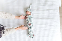 Copper Pearl Knit Swaddle Blanket - Dot