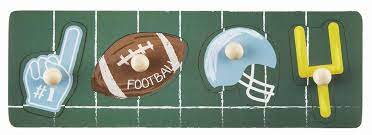 Mud Pie Football Knob Puzzle