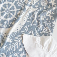 The Blueberry Hill Nautical Blanket