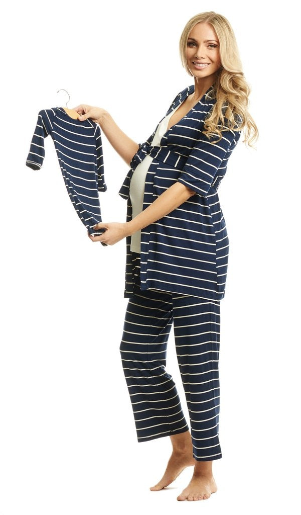 Everly Grey Analise 5-piece Navy Stripe