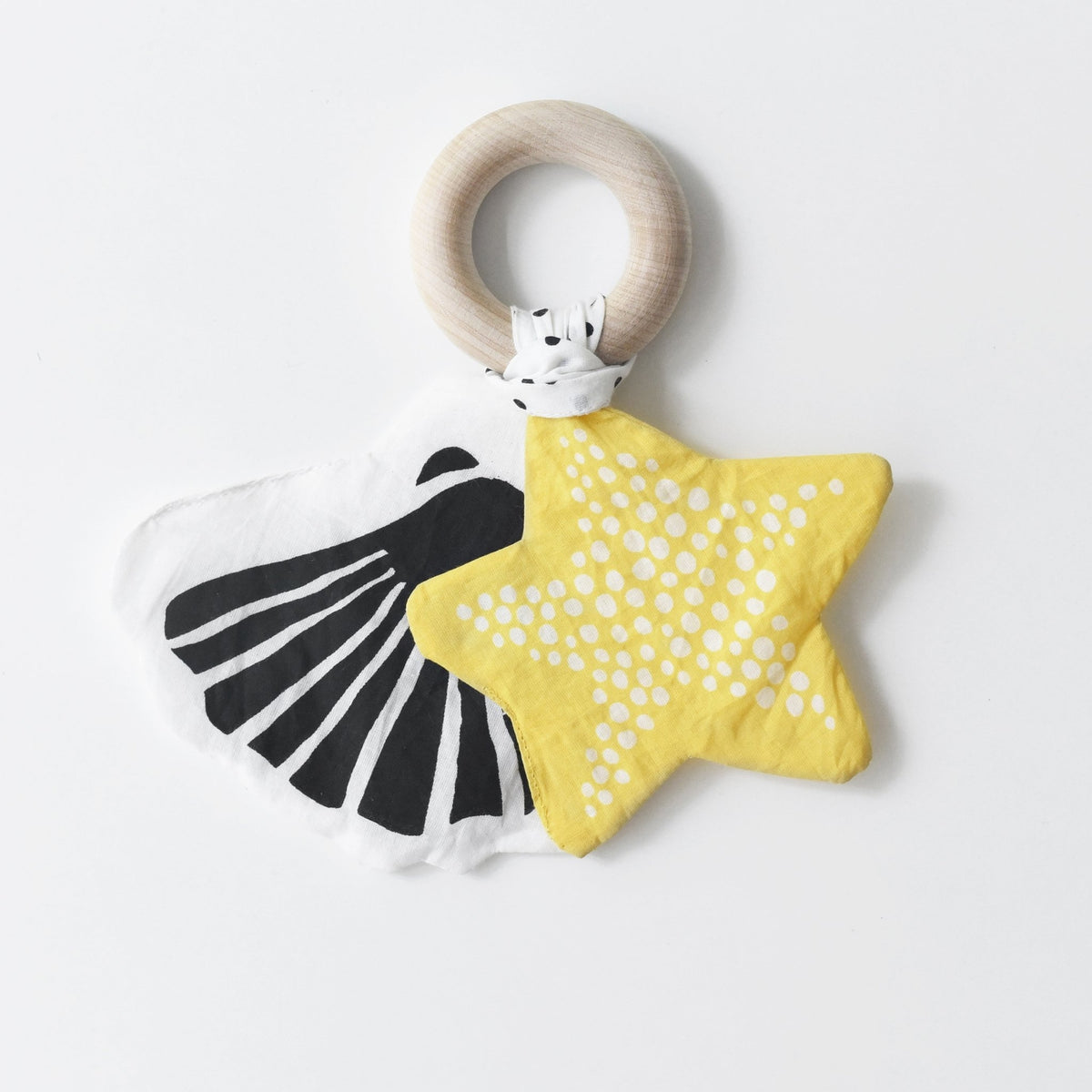 Wee Gallery Crinkle Teether - Starfish