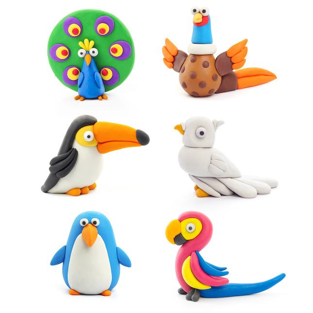 Fat Brain Toys Hey Clay - Birds