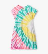 Hatley Rainbow Sky Short Sleeved Skater Dress