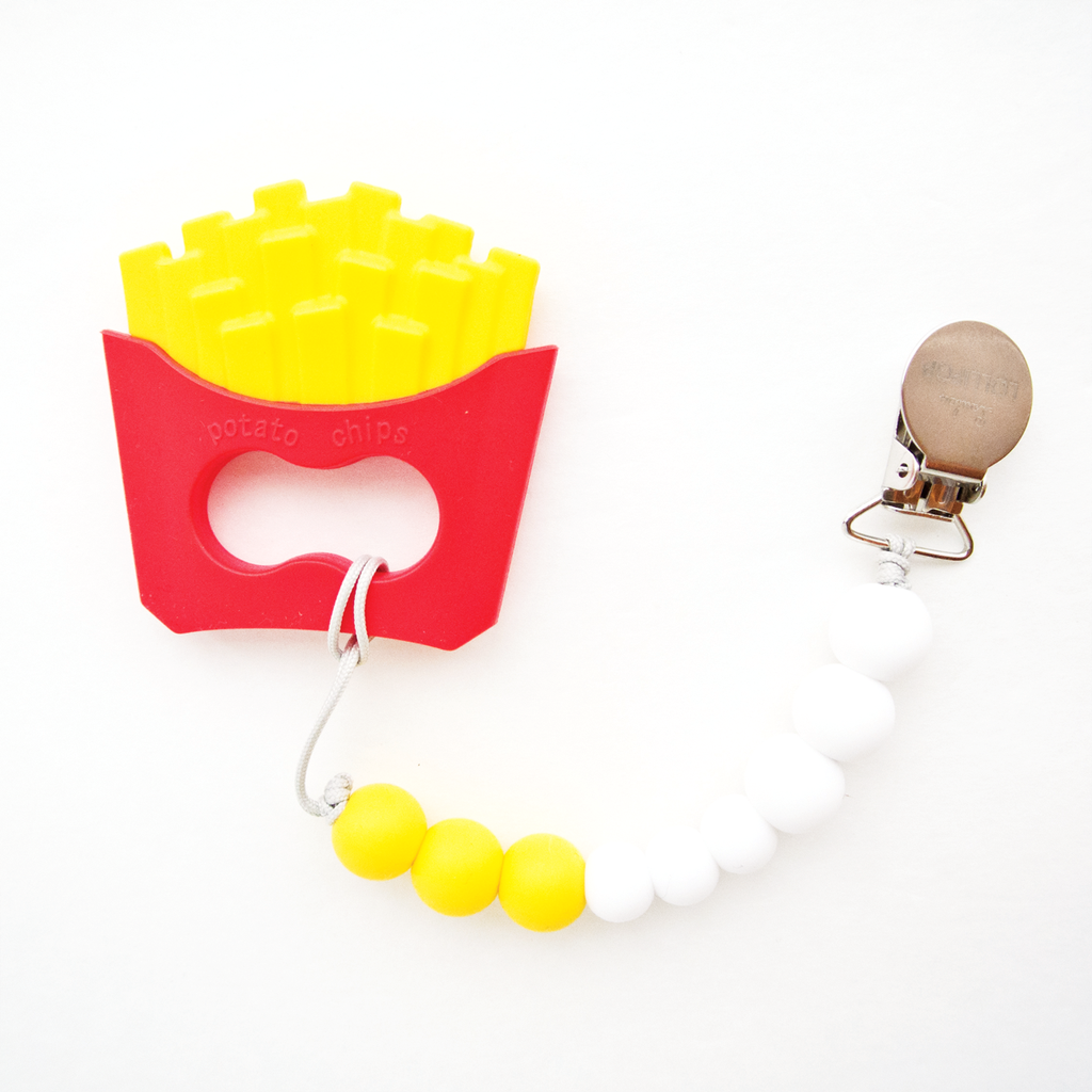 Loulou Lollipop Fries Teether with Holder Set