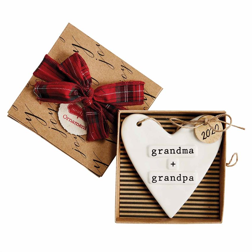 Mud Pie Grands 2020 Stamped Ornament