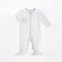 Petit Lem "Essentials"-Striped Sleeper with Organic Cotton