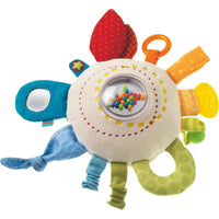 HABA Teether Cuddly Rainbow Round Activity Toy