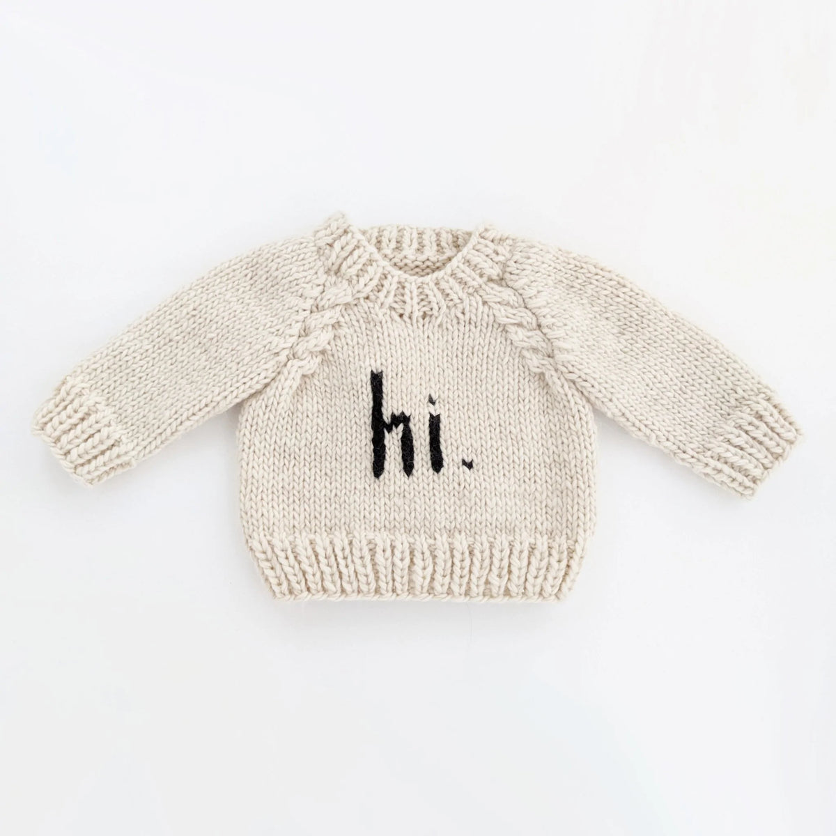 Huggalugs hi. Crew Neck Sweater