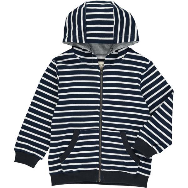 Me & Henry Royal/White Stripe Hooded Top