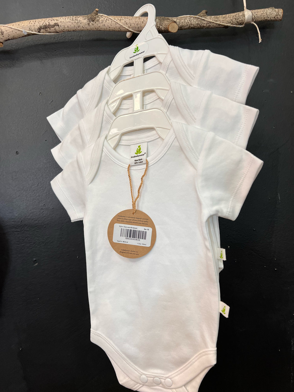 100% Cotton Bodysuit 3-Pack