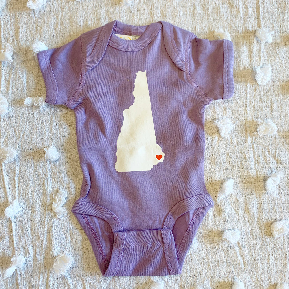 Local Love Seacoast NH Bodysuit- Lavender