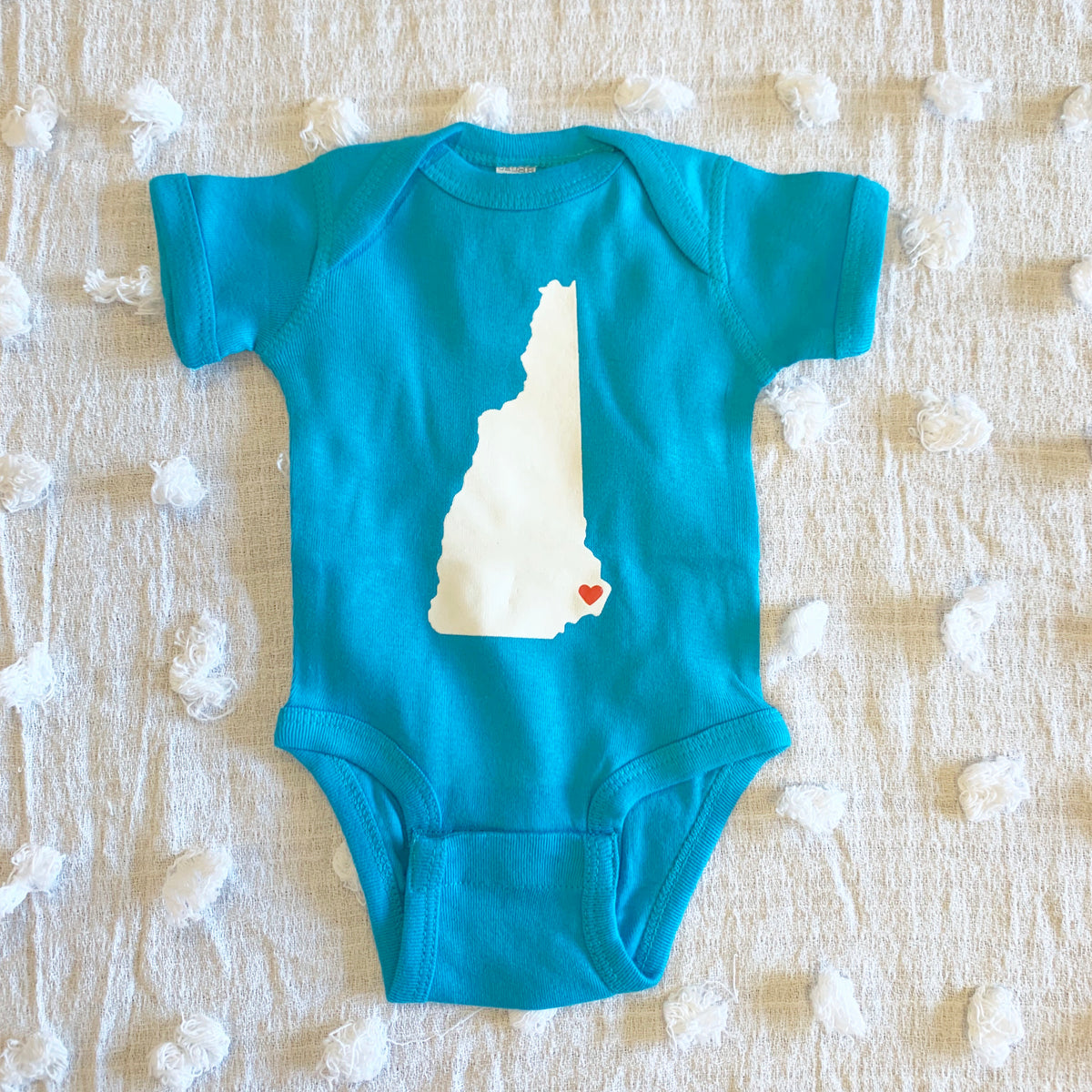 Local Love Seacoast NH Bodysuit- Blue