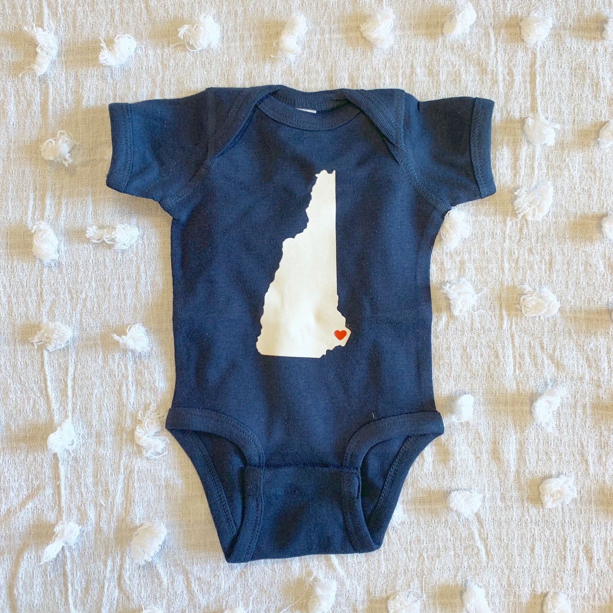 Local Love Seacoast NH Bodysuit- Navy Blue