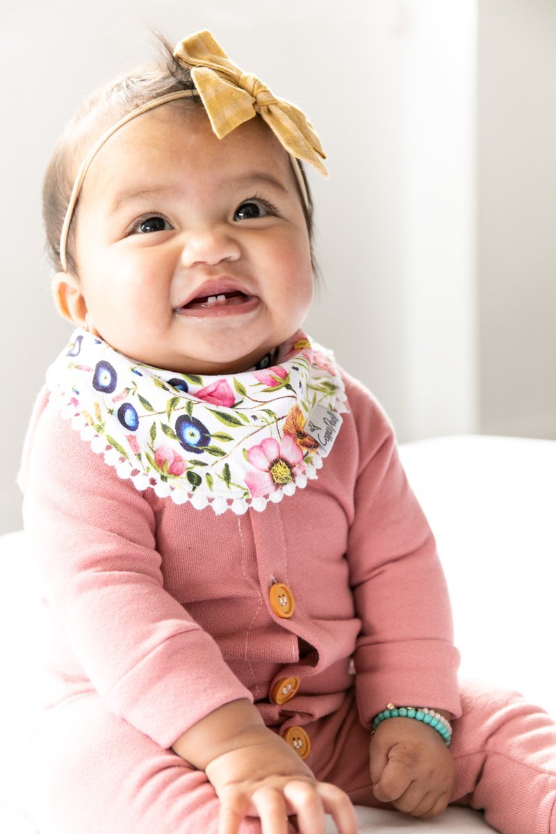 Copper Pearl Fashion Bib Set - Isabella