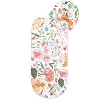 Itzy Ritzy Cutie Cocoon & Hat Set Peach Floral