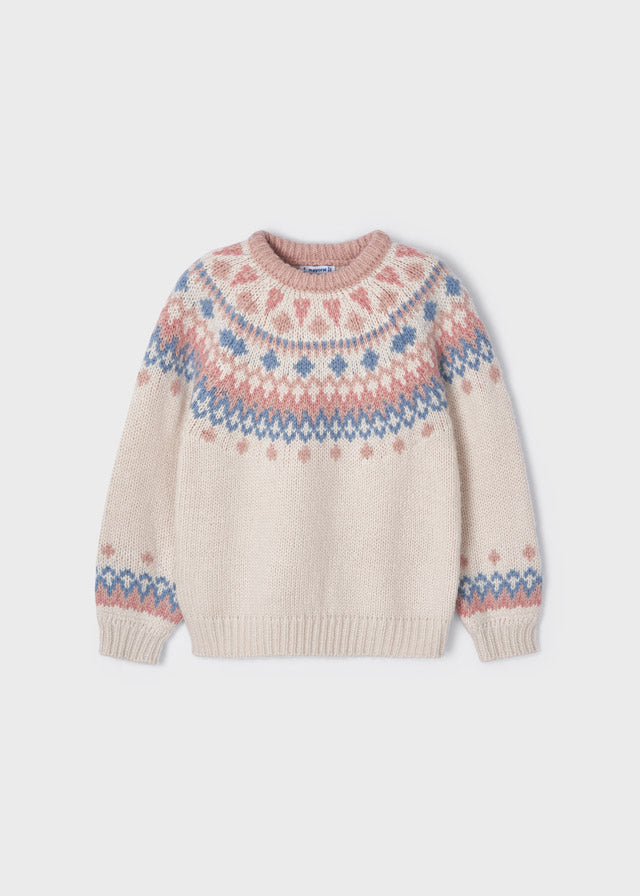 Mayoral Jacquard Sweater