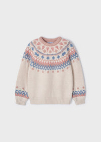 Mayoral Jacquard Sweater