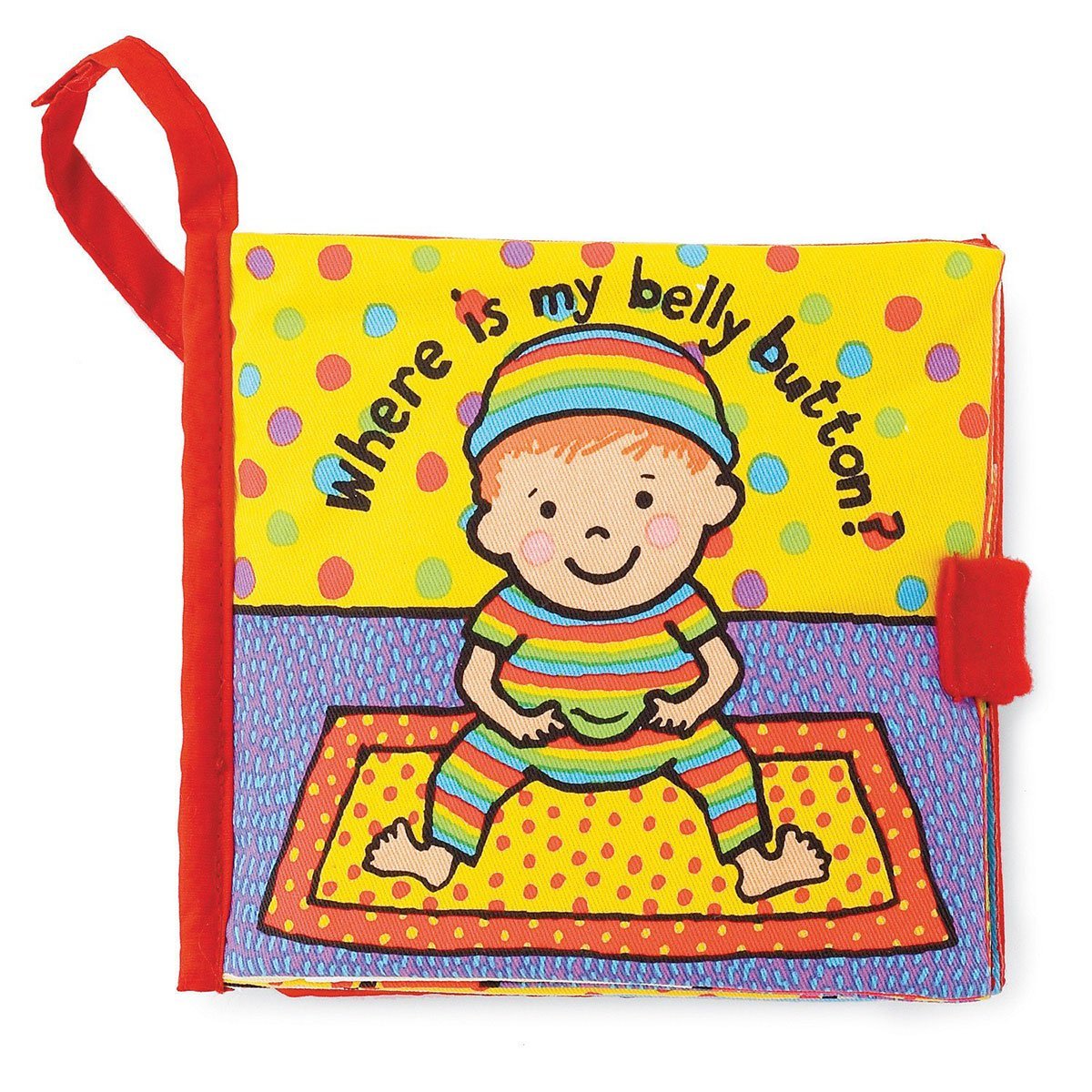 Jellycat Where Is My Belly Button? Soft Book