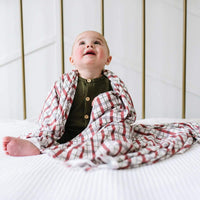 Copper Pearl Knit Swaddle Blanket - Jolly