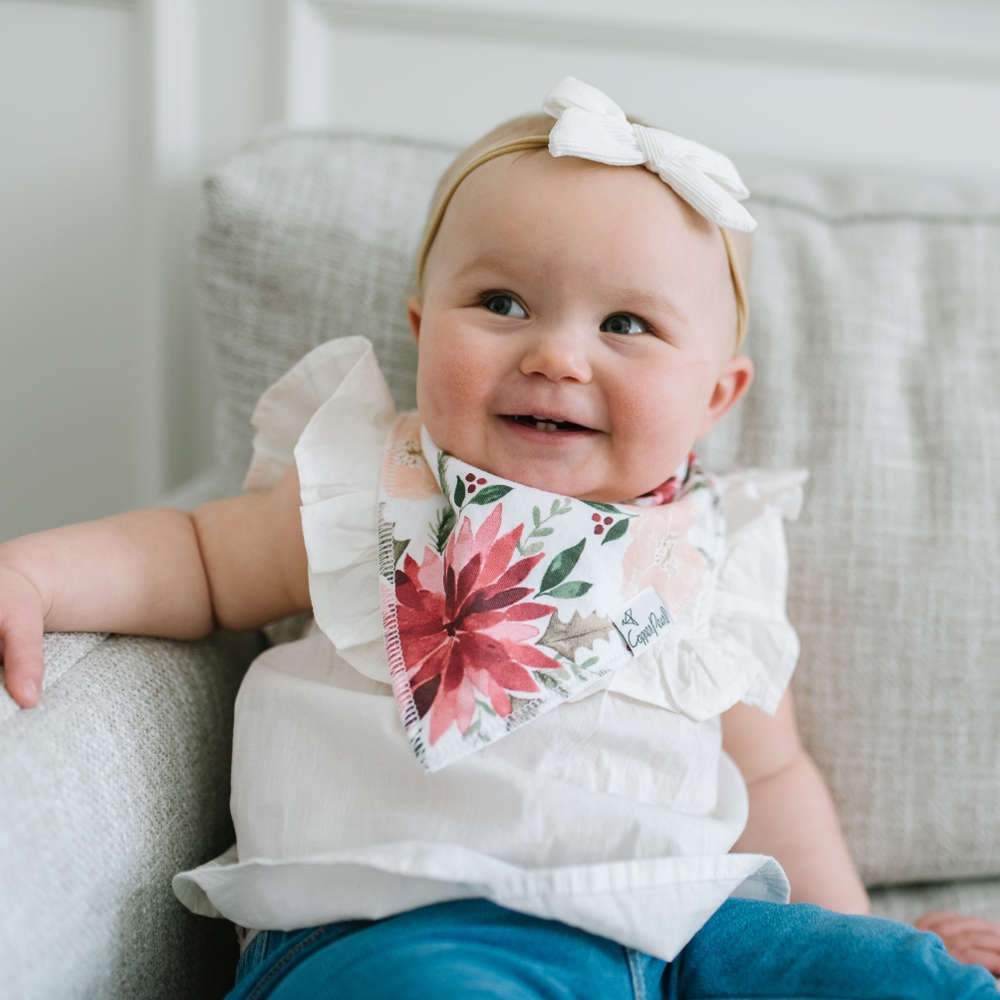 Copper Pearl Baby Bandana Bibs - Joy