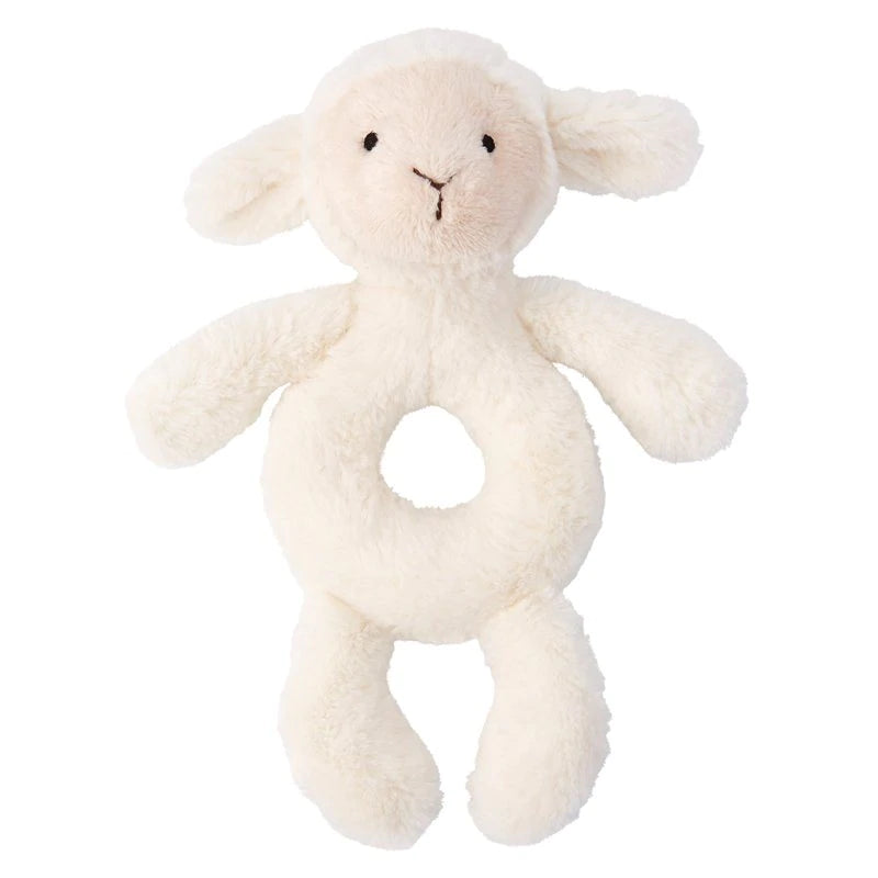 Jellycat Bashful Lamb Ring Rattle