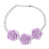 Sparkle Sisters Rose Necklace