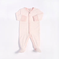 Petit Lem "Essentials"-Striped Sleeper with Organic Cotton